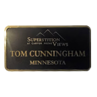 Engraved Logo with Text