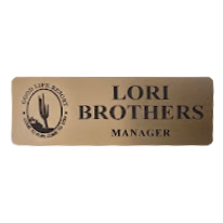 Engraved Logo with Text