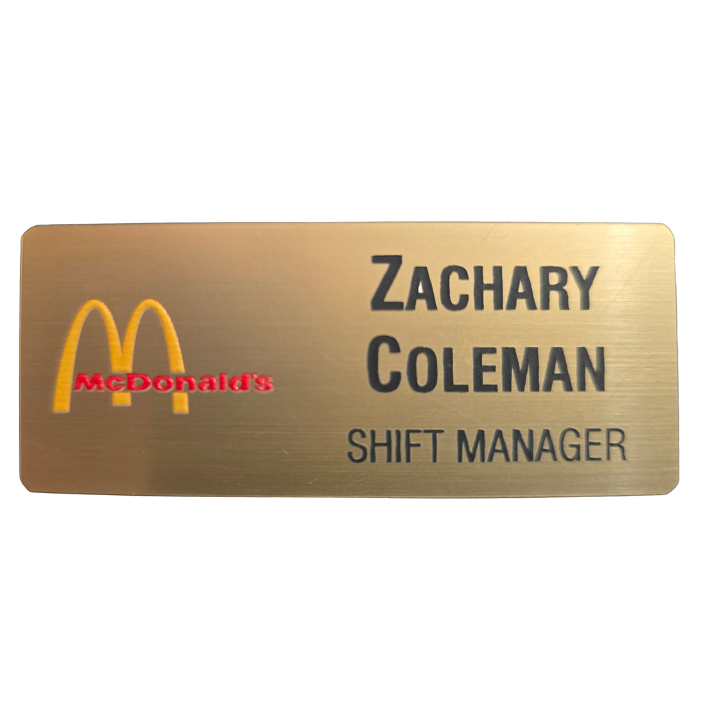 Printed Logo with Text