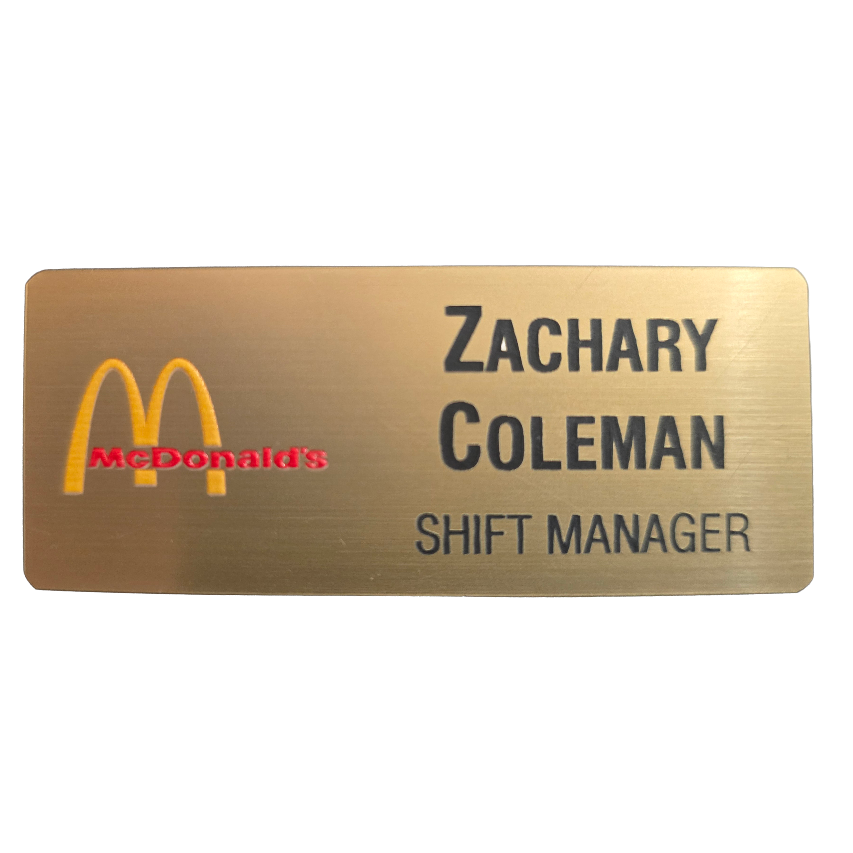 Printed Logo with Text